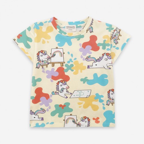 Camiseta unicornio bebé