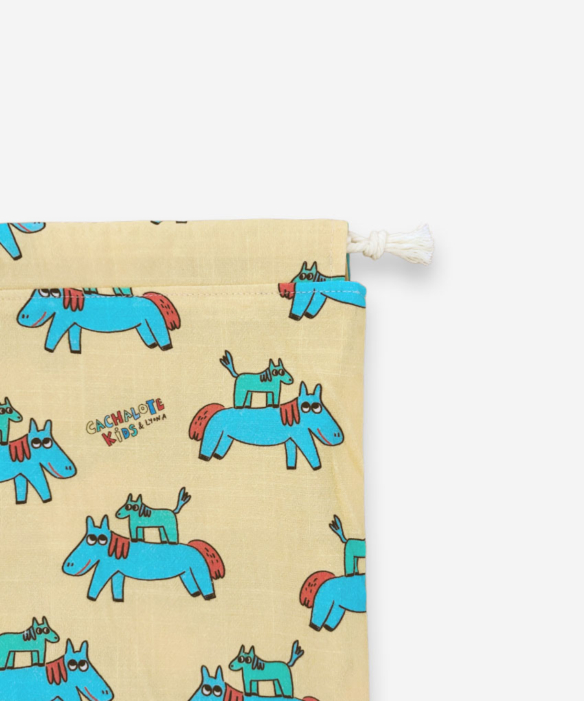 bolsa amarillo detalle