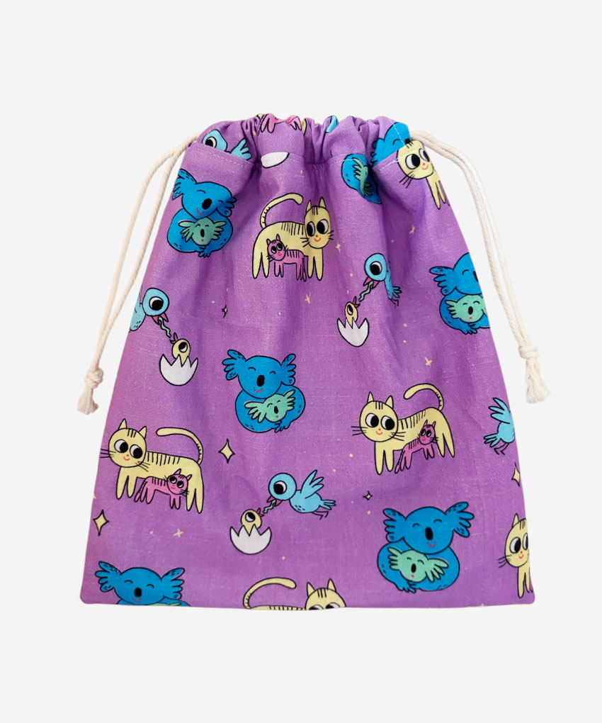 bolsa koala lila