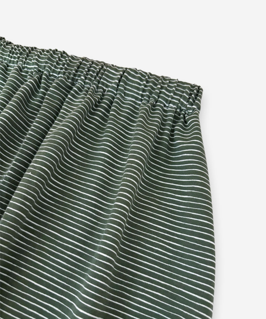 falda verde midi detalle 2