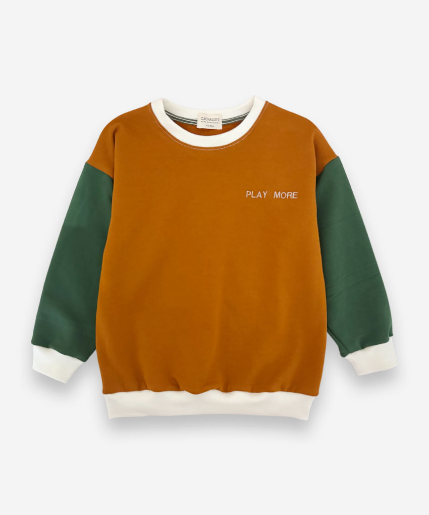 sudadera tierra bordada