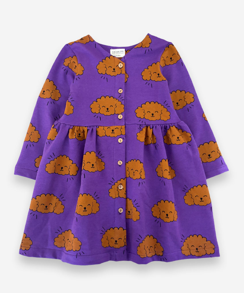 vestido botones dogs